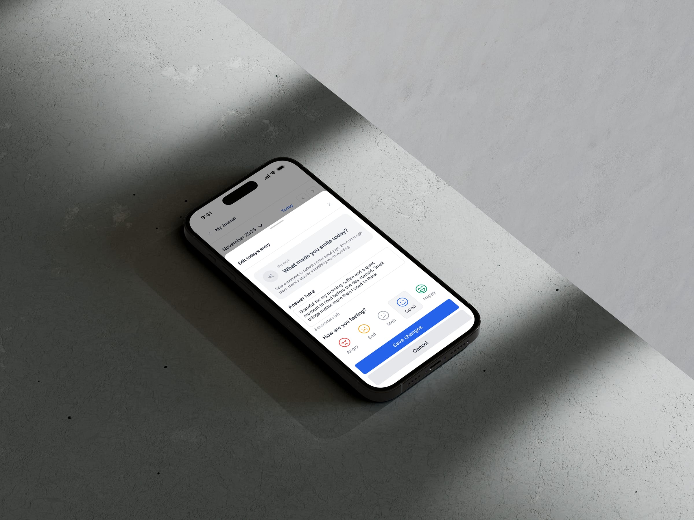 Alumni App journal experience showcase