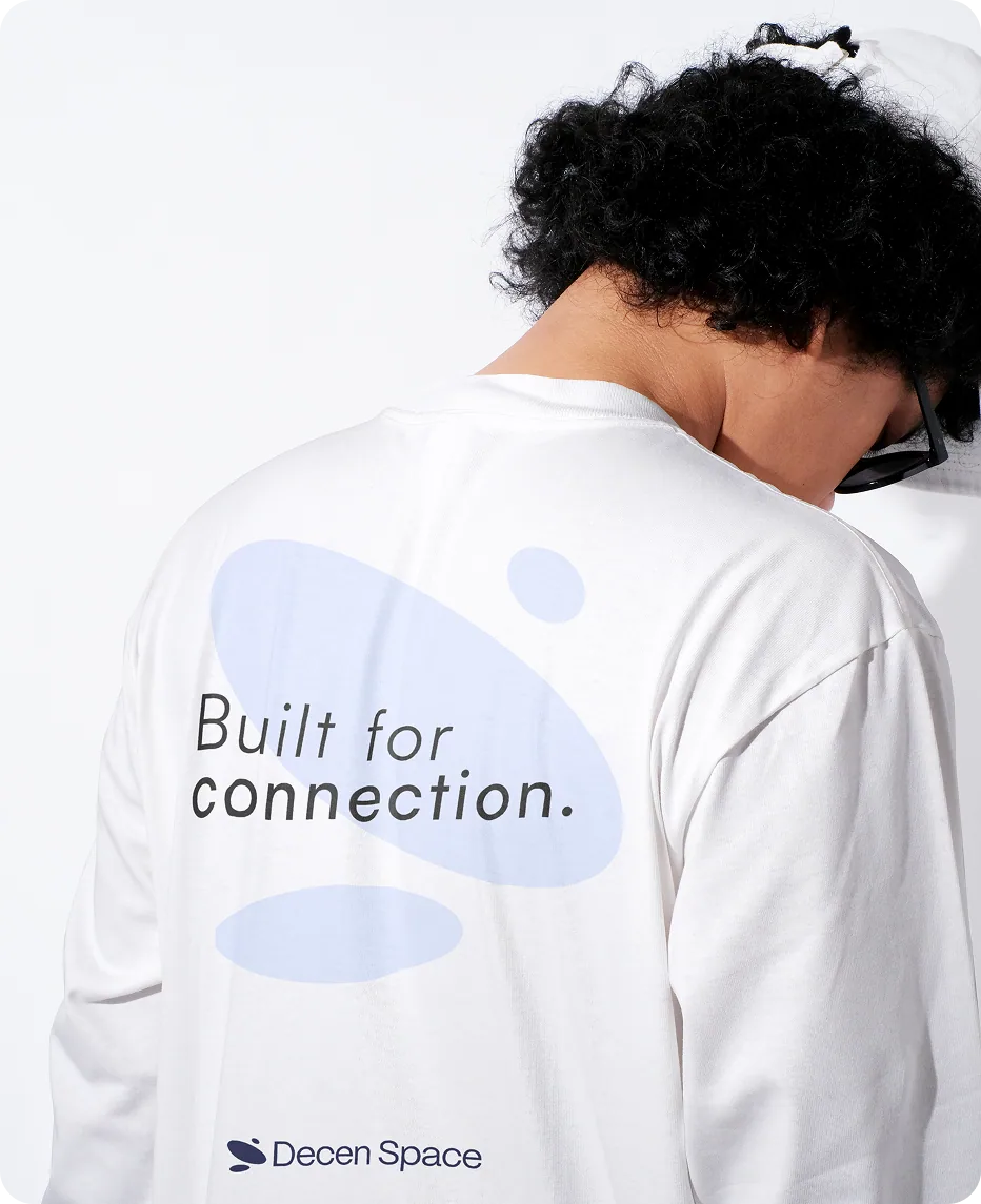 Decen Space shirt mockup
