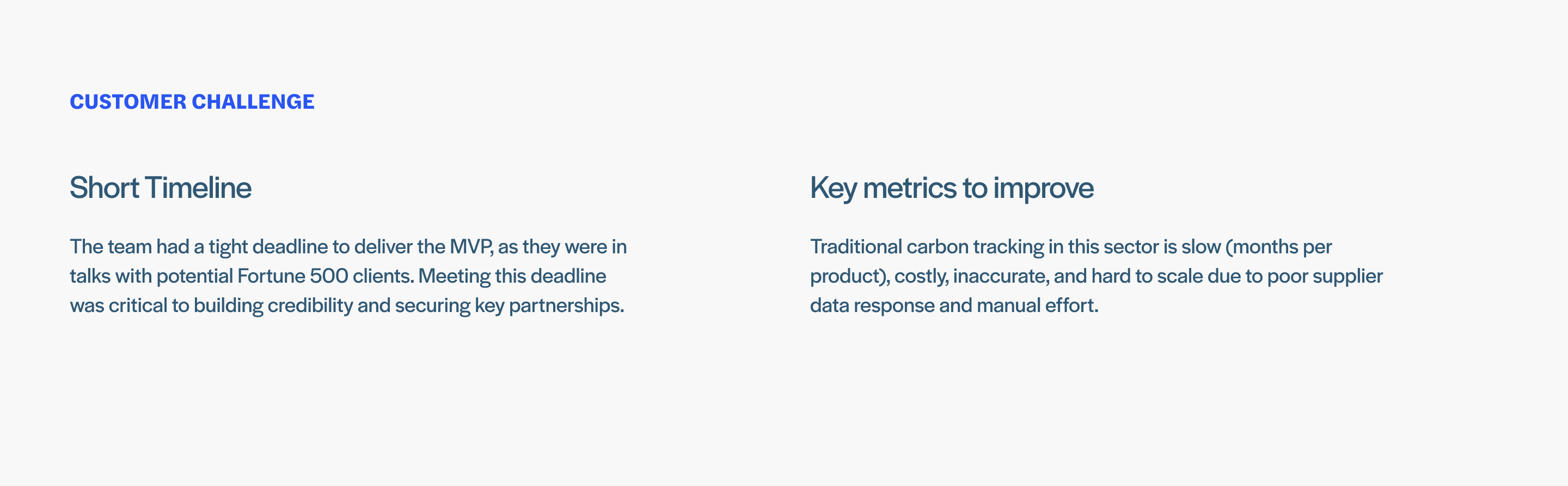 Sluicebox AI customer challenge